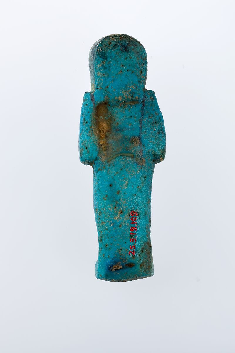 Worker Shabti of Henettawy (C), Daughter of Isetemkheb, Faience