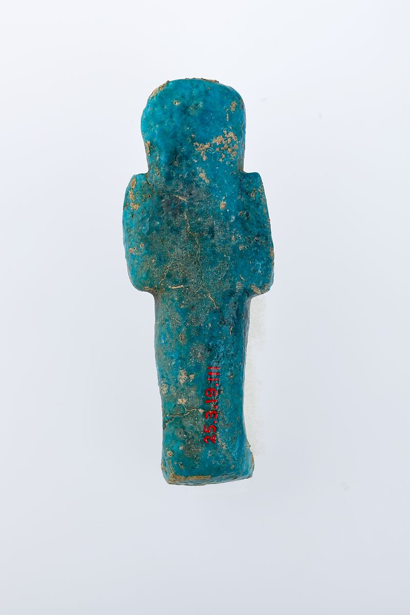 Worker Shabti of Henettawy (C), Daughter of Isetemkheb, Faience