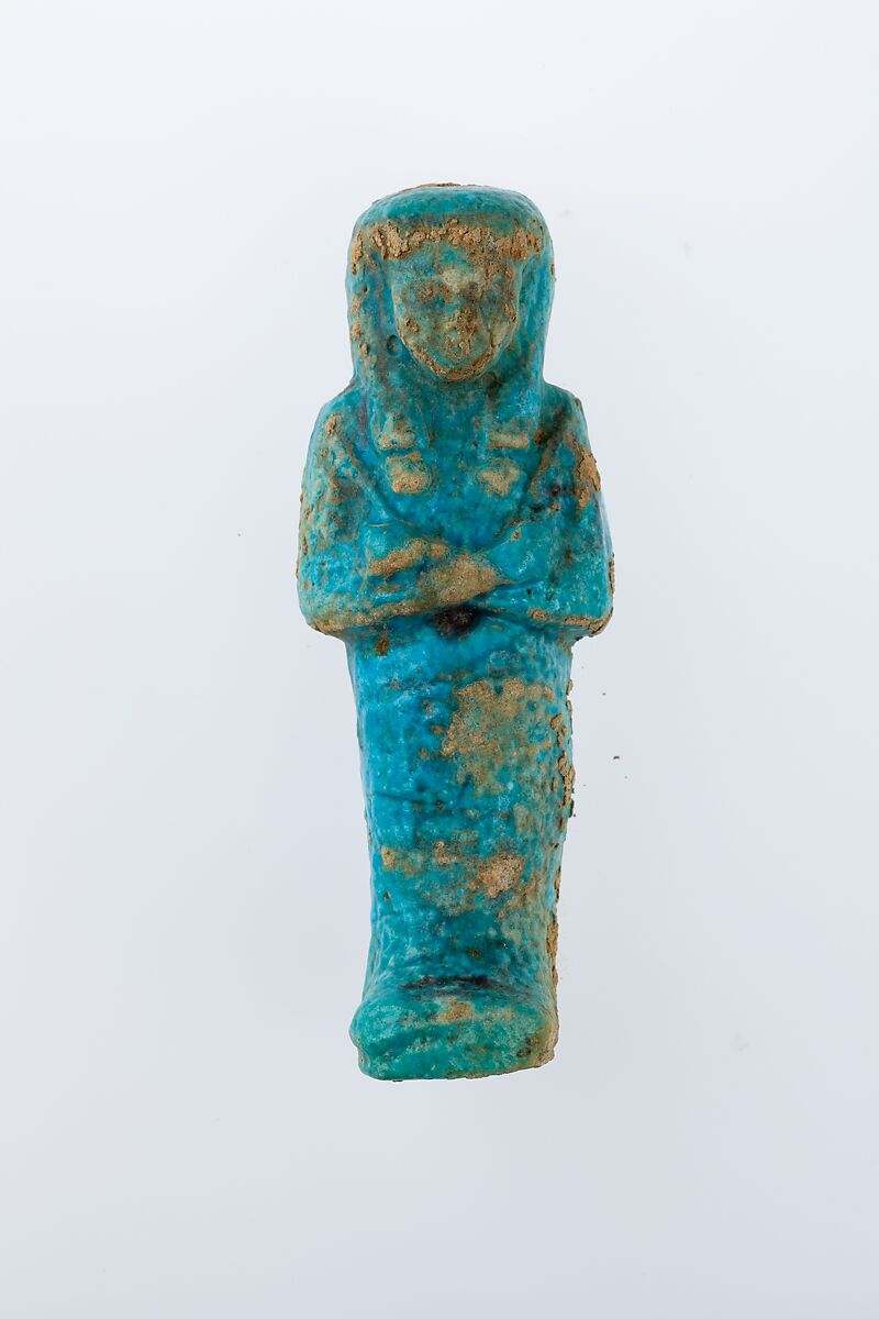 Worker Shabti of Henettawy (C), Daughter of Isetemkheb, Faience 