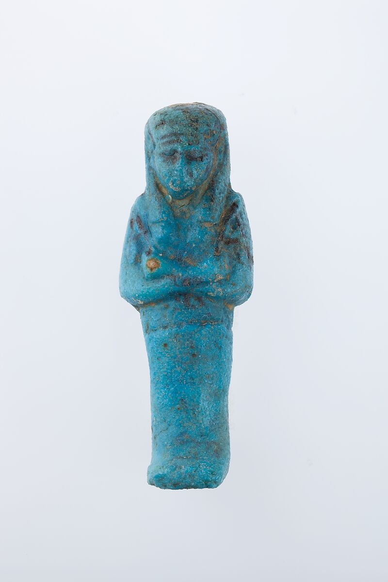 Worker Shabti of Henettawy (C), Daughter of Isetemkheb, Faience 