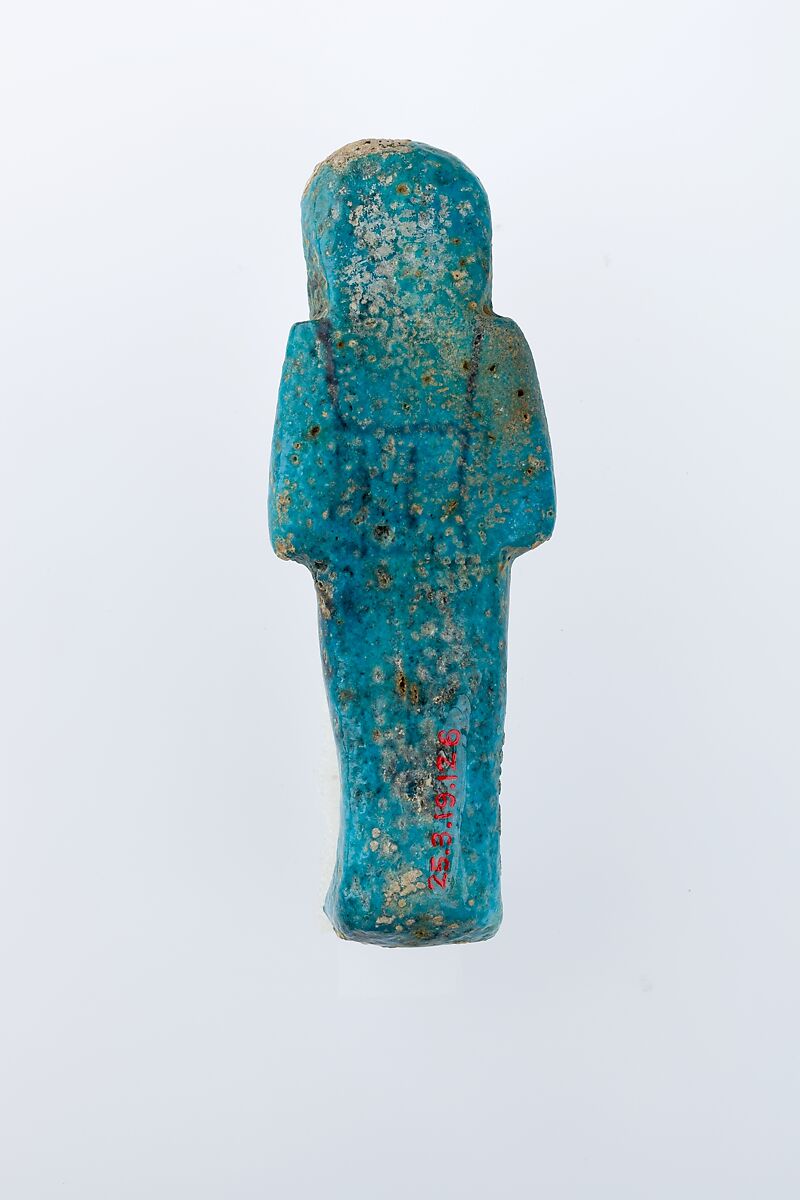 Worker Shabti of Henettawy (C), Daughter of Isetemkheb, Faience