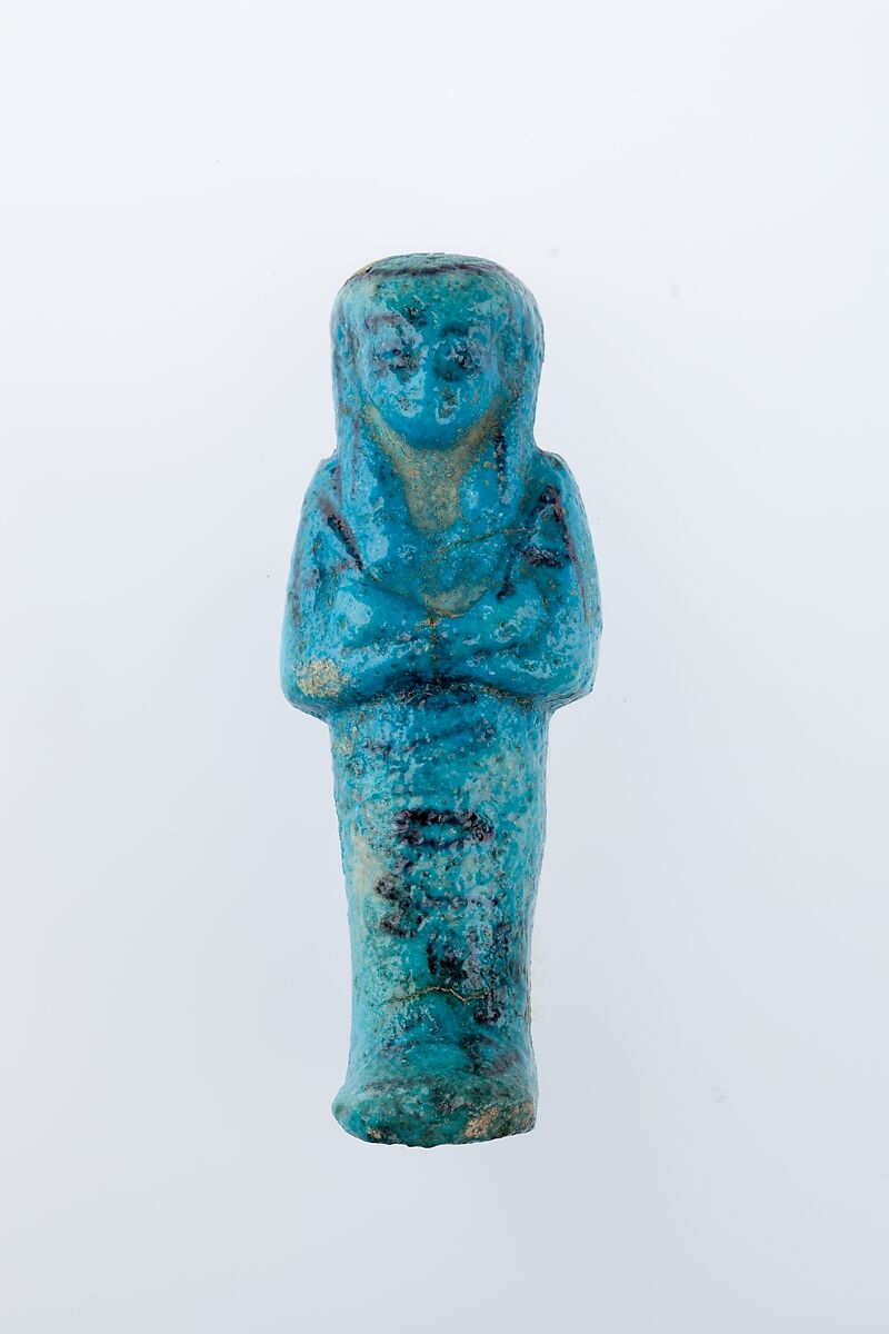 Worker Shabti of Henettawy (C), Daughter of Isetemkheb, Faience 