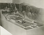 Model of the Temple of Hatshepsut at Deir el-Bahri, Project Supervisor Howard I. Cornell, Wood, plaster