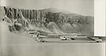 Model of the Temple of Hatshepsut at Deir el-Bahri, Project Supervisor Howard I. Cornell, Wood, plaster