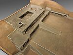 Model of the Temple of Hatshepsut at Deir el-Bahri, Project Supervisor Howard I. Cornell, Wood, plaster