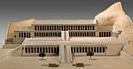 Model of the Temple of Hatshepsut at Deir el-Bahri, Project Supervisor Howard I. Cornell, Wood, plaster