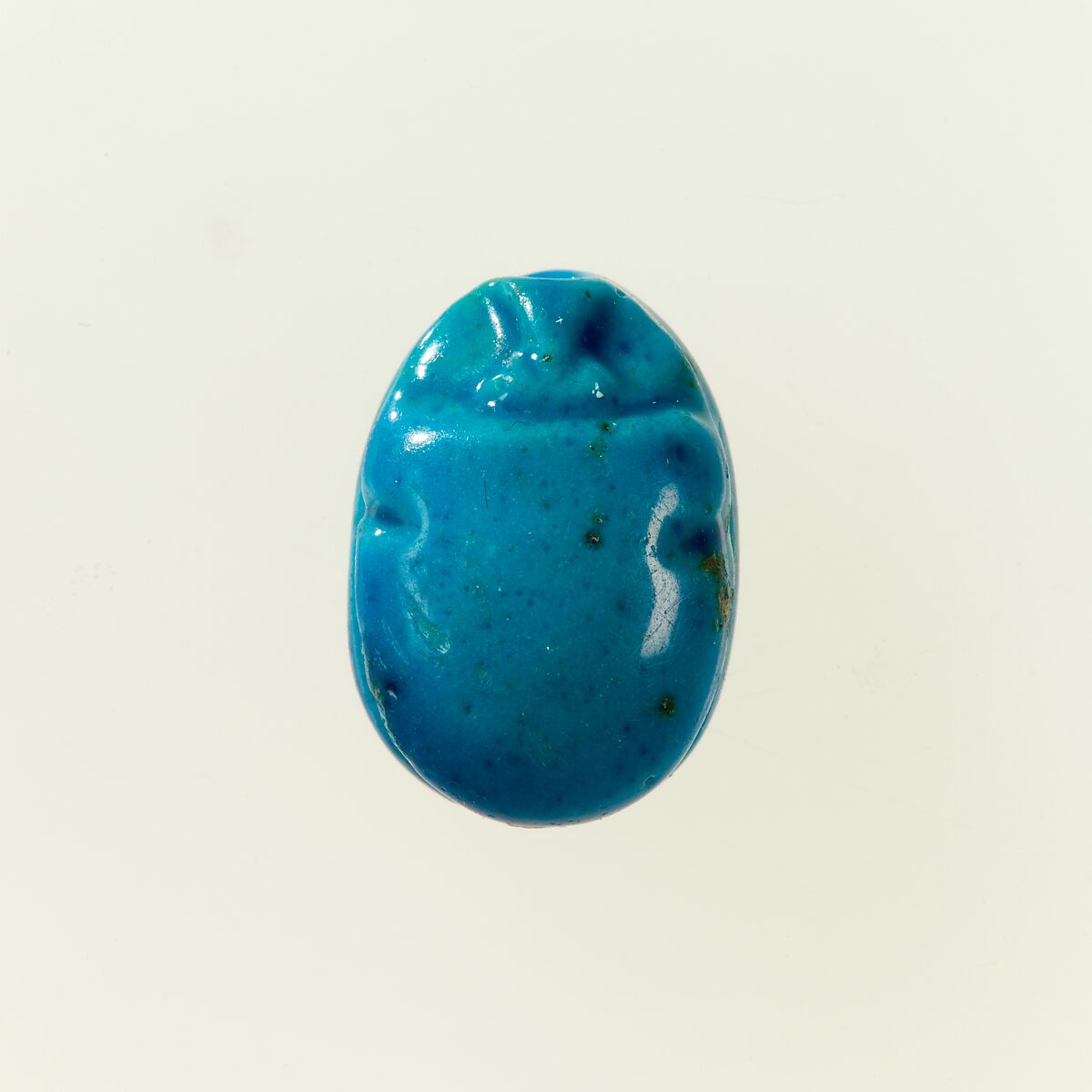 Scarab with the name Aakheperkare (Thutmose I), faience