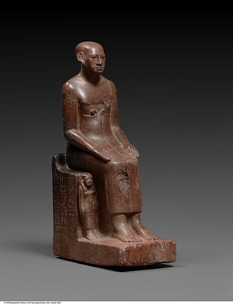 Statue of the Brewer Renefsenebdag Seated, Steatite 