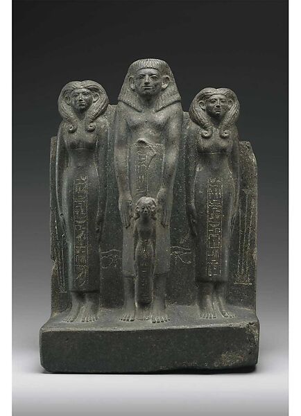 Statuette of the Provincial Governor Ukhhotep and Family, Granodiorite 