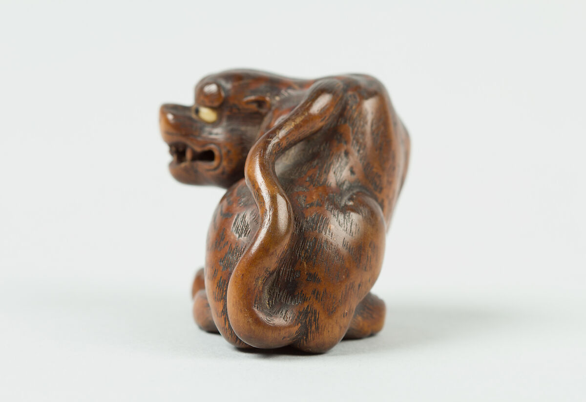 Netsuke of Tiger, Wood, Japan
