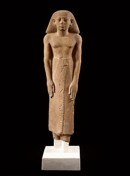 Statue of the Priest Amenemhatankh Standing, Quartzite 