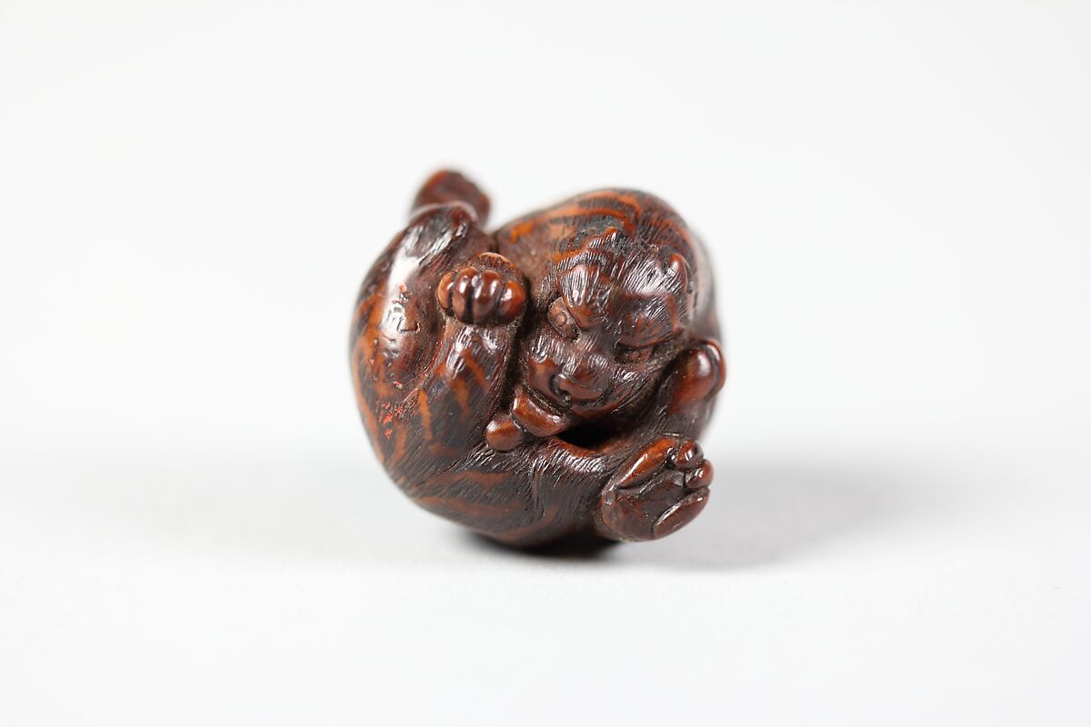 Netsuke of Tiger, Wood, Japan