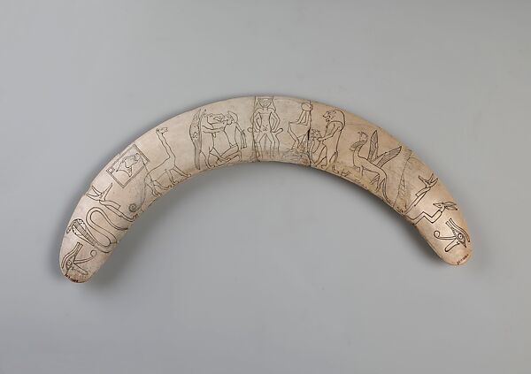 Apotropaic Wand, Hippopotamus Tusk 