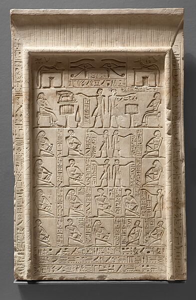 Stela of the Trustworthy Sealer Seneb, Limestone 