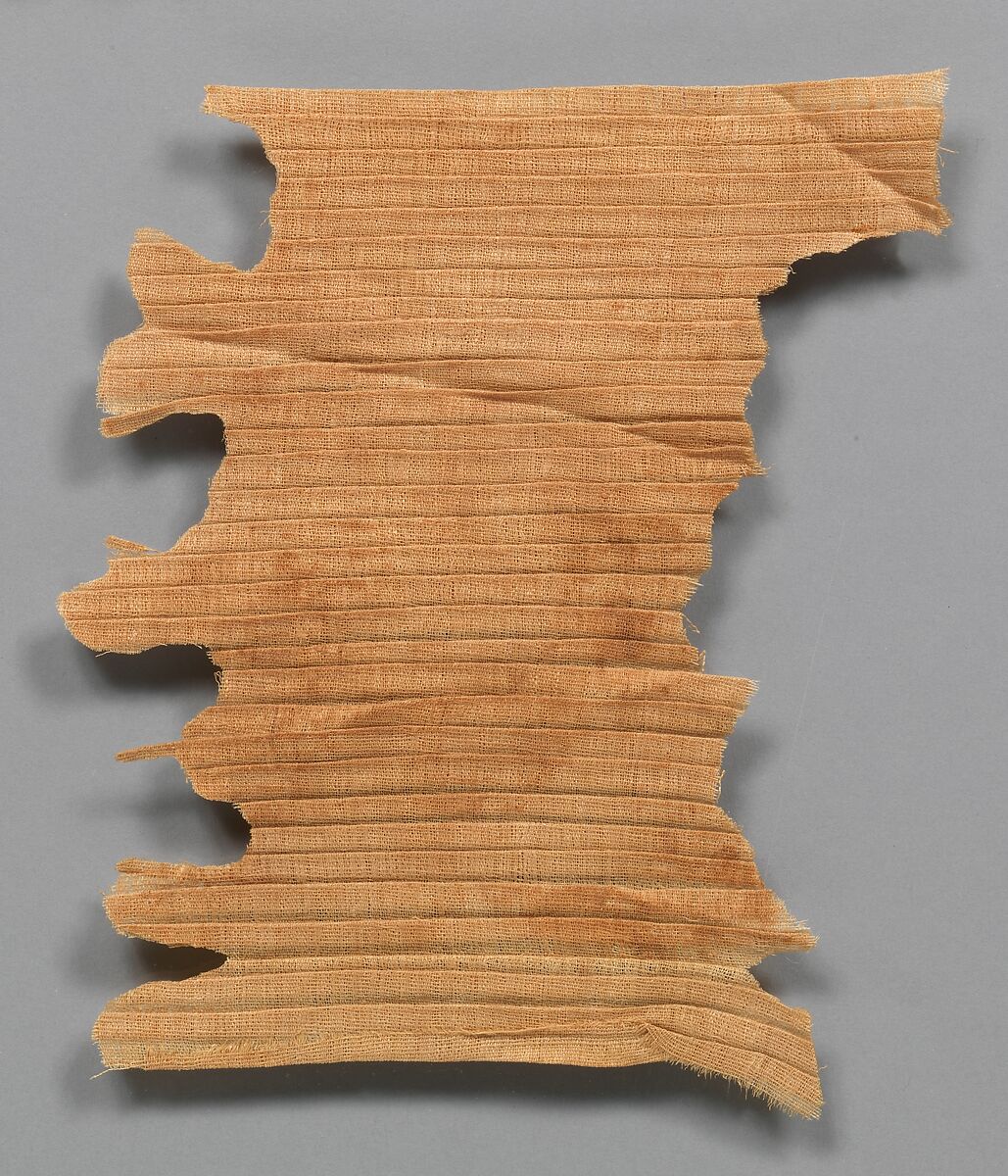 Pleated linen of queen Neferu, Linen