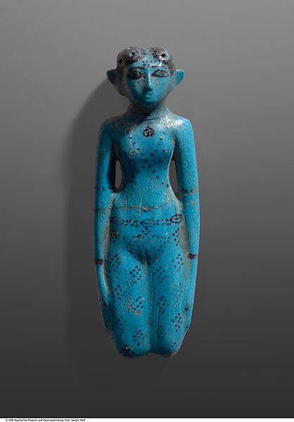 Figurine of a Nude Female, Faience 