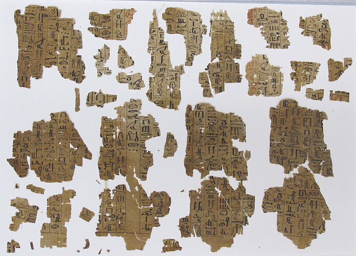 Papyrus fragments from the Book of the Dead of the Scribe Roy