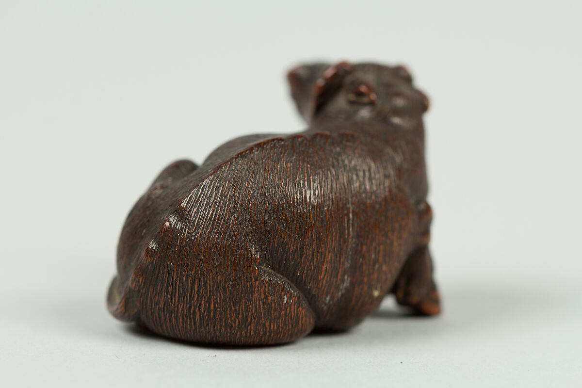 Netsuke of Ox, Wood, Japan