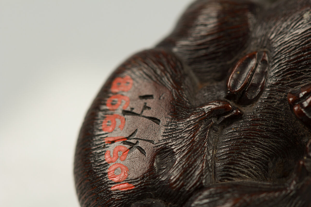 Netsuke of Ox, Wood, Japan