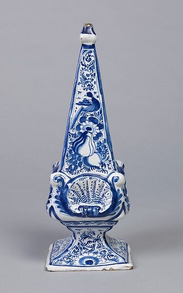 Delft Obelisk, Glazed earthenware 