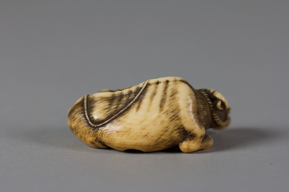 Ox, Tomotada (Japanese, active late 18th–early 19th century), Ivory, Japan