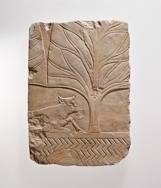 Cast of Hatshepsut's Punt Reliefs: Reception in Punt, Walter Tyndale (British, 1855–1943), Plaster 