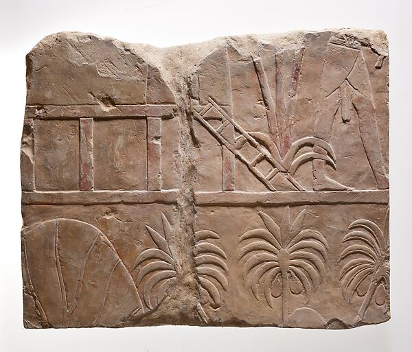 Cast of Hatshepsut's Punt Reliefs: Reception in Punt, Walter Tyndale (British, 1855–1943), Plaster 