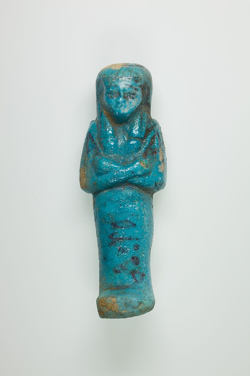 Worker Shabti of Henettawy (C), Daughter of Isetemkheb, Faience 