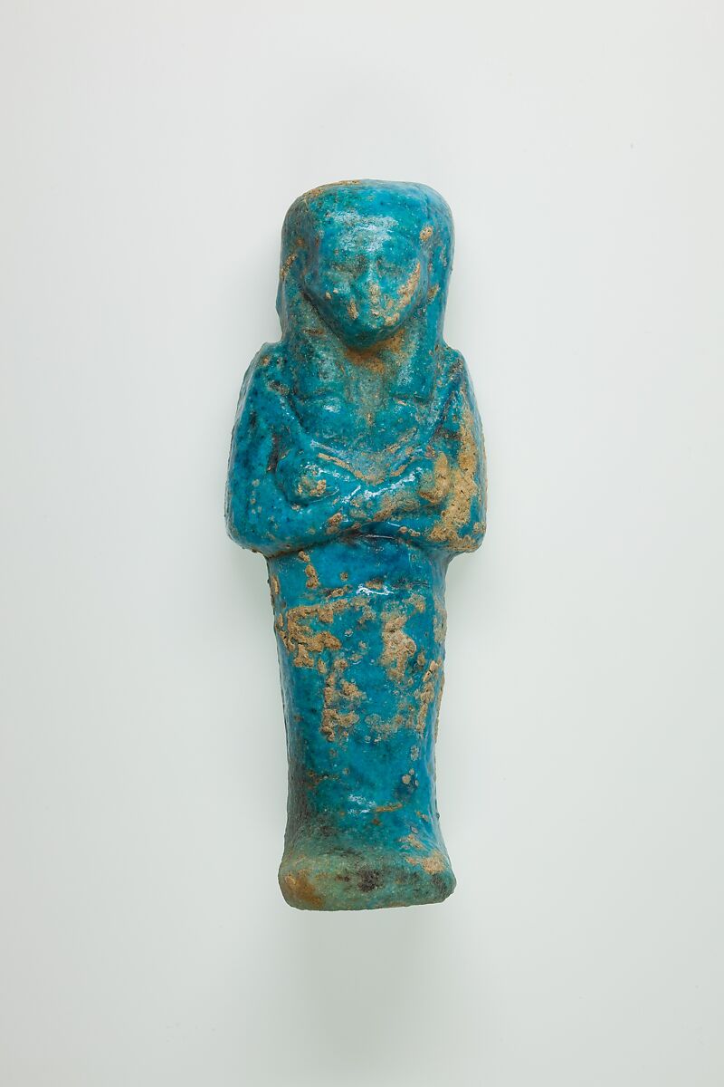 Worker Shabti of Henettawy (C), Daughter of Isetemkheb, Faience 