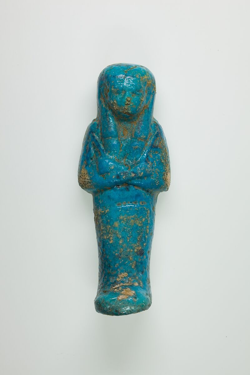 Worker Shabti of Henettawy (C), Daughter of Isetemkheb, Faience 