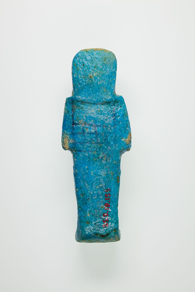 Worker Shabti of Henettawy (C), Daughter of Isetemkheb, Faience