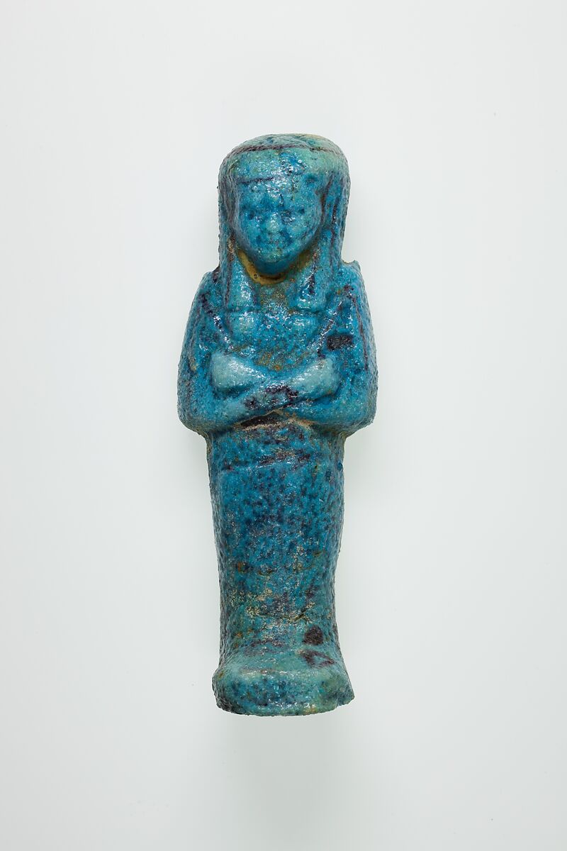 Worker Shabti of Henettawy (C), Daughter of Isetemkheb, Faience 