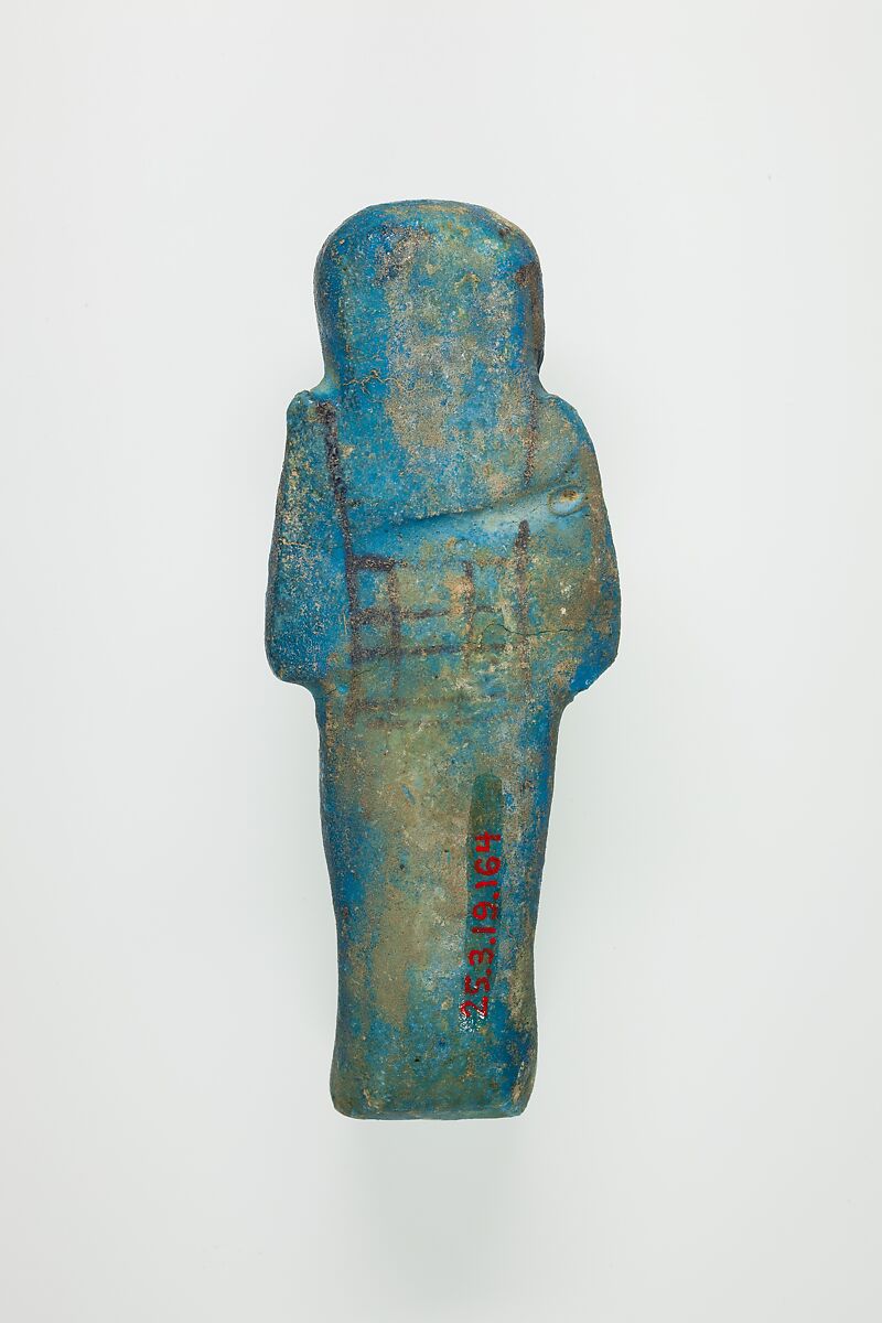 Worker Shabti of Henettawy (C), Daughter of Isetemkheb, Faience