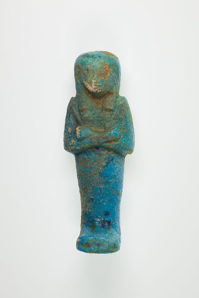 Worker Shabti of Henettawy (C), Daughter of Isetemkheb, Faience 