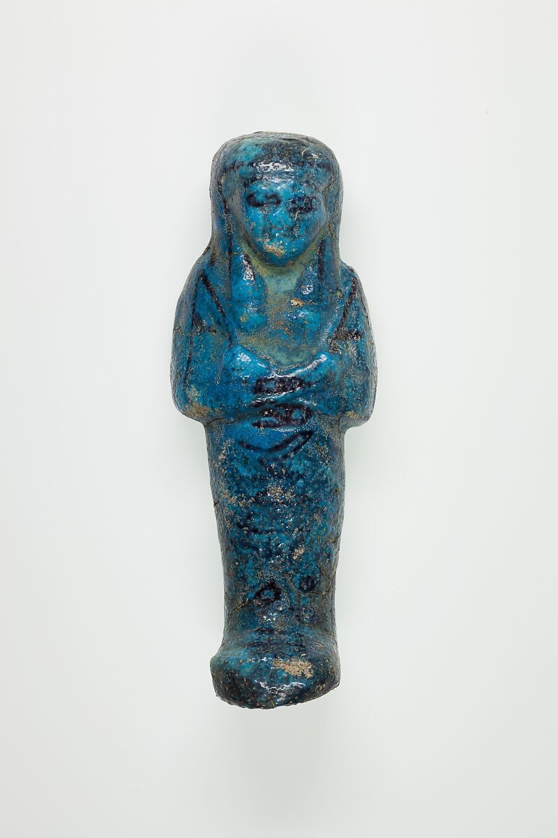 Worker Shabti of Henettawy (C), Daughter of Isetemkheb, Faience 