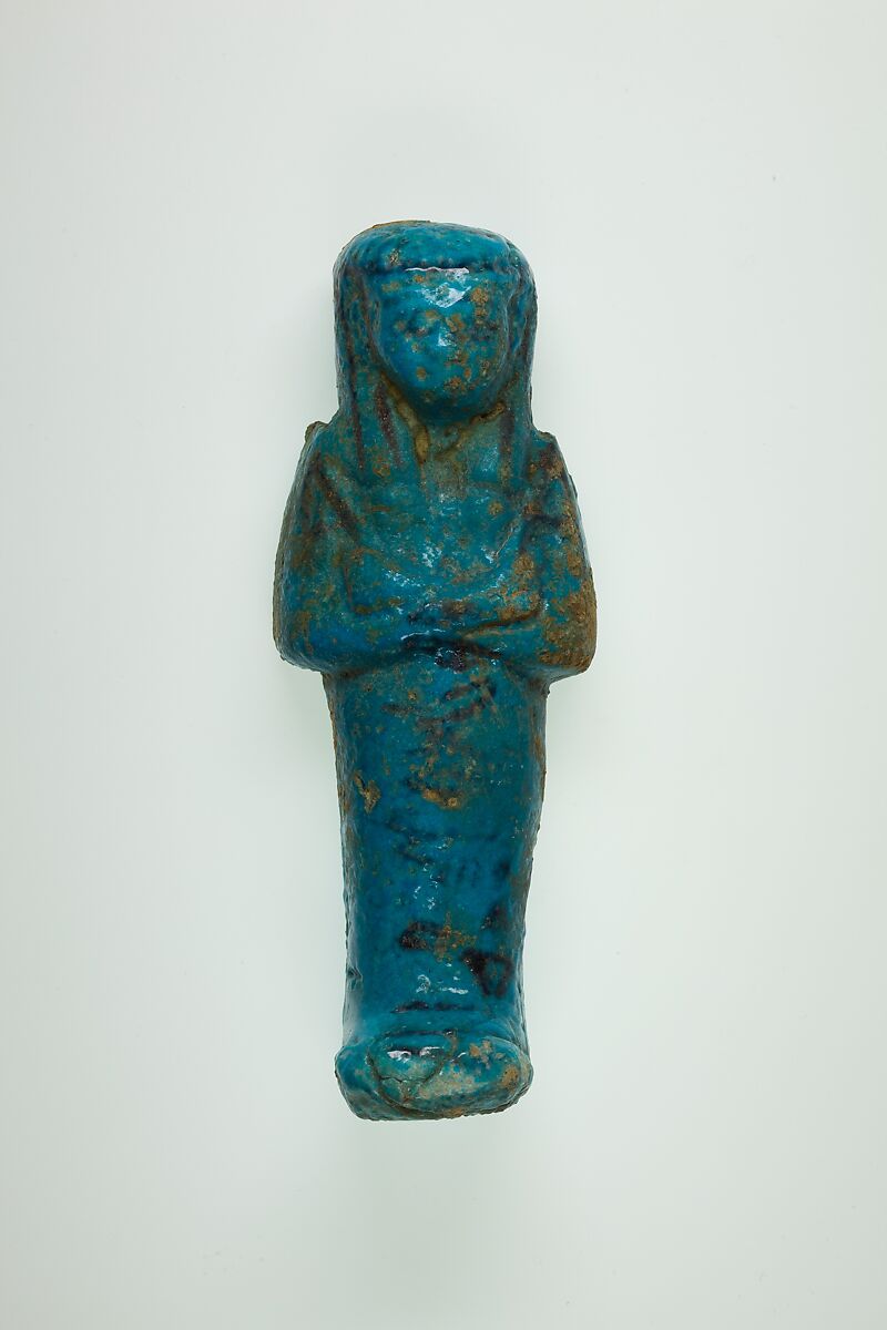 Worker Shabti of Henettawy (C), Daughter of Isetemkheb, Faience 