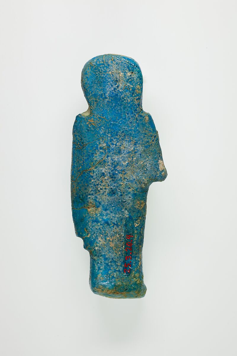 Overseer Shabti of Henettawy (C), Daughter of Isetemkheb, Faience