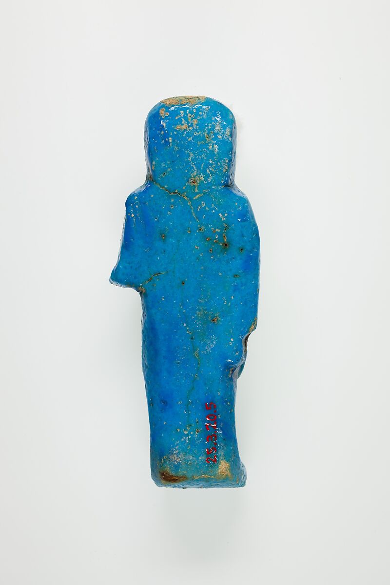 Overseer Shabti of Henettawy (C), Daughter of Isetemkheb, Faience