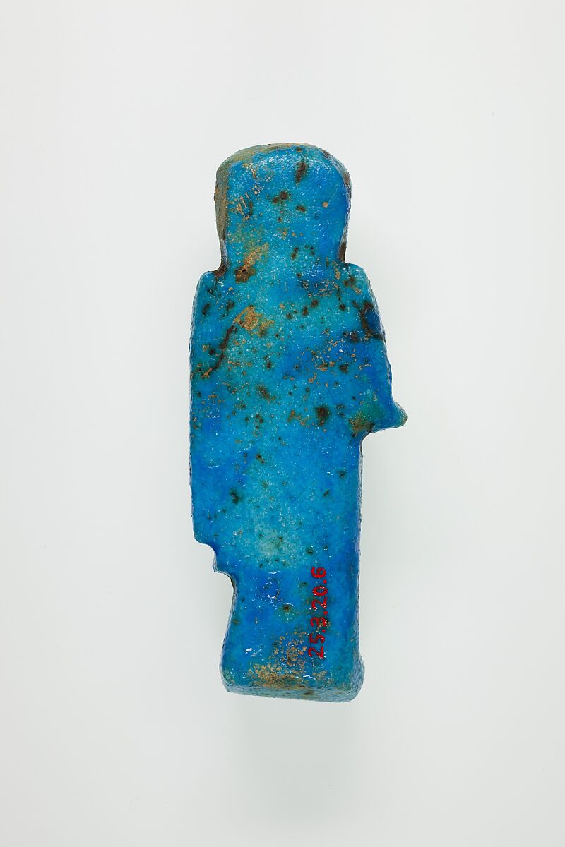 Overseer Shabti of Henettawy (C), Daughter of Isetemkheb, Faience