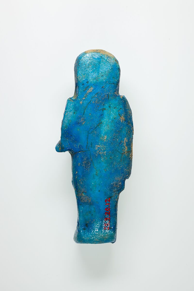 Overseer Shabti of Henettawy (C), Daughter of Isetemkheb, Faience