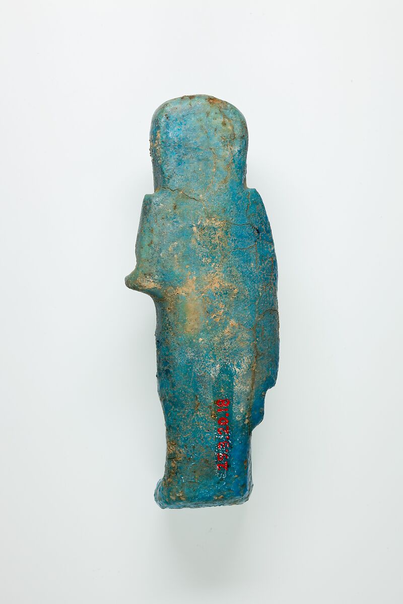 Overseer Shabti of Henettawy (C), Daughter of Isetemkheb, Faience