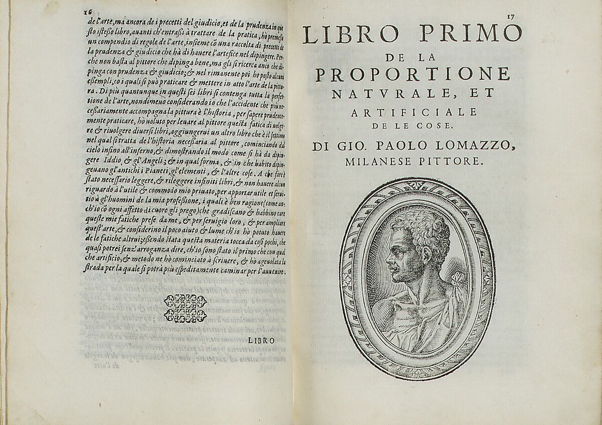 Trattato dell' arte della pittura, scultura et architetettura, Giovanni Paolo Lomazzo (Italian, Milan 1538–1600 Milan), Printed book, Milan: [s.n.], 1585 