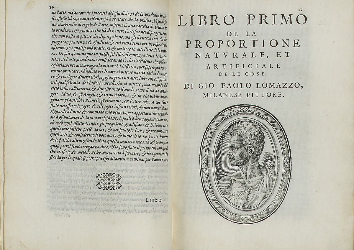 Giovanni Paolo Lomazzo, Trattato dell' arte della pittura, scultura et  architetettura, Milan: [s.n.], 1585