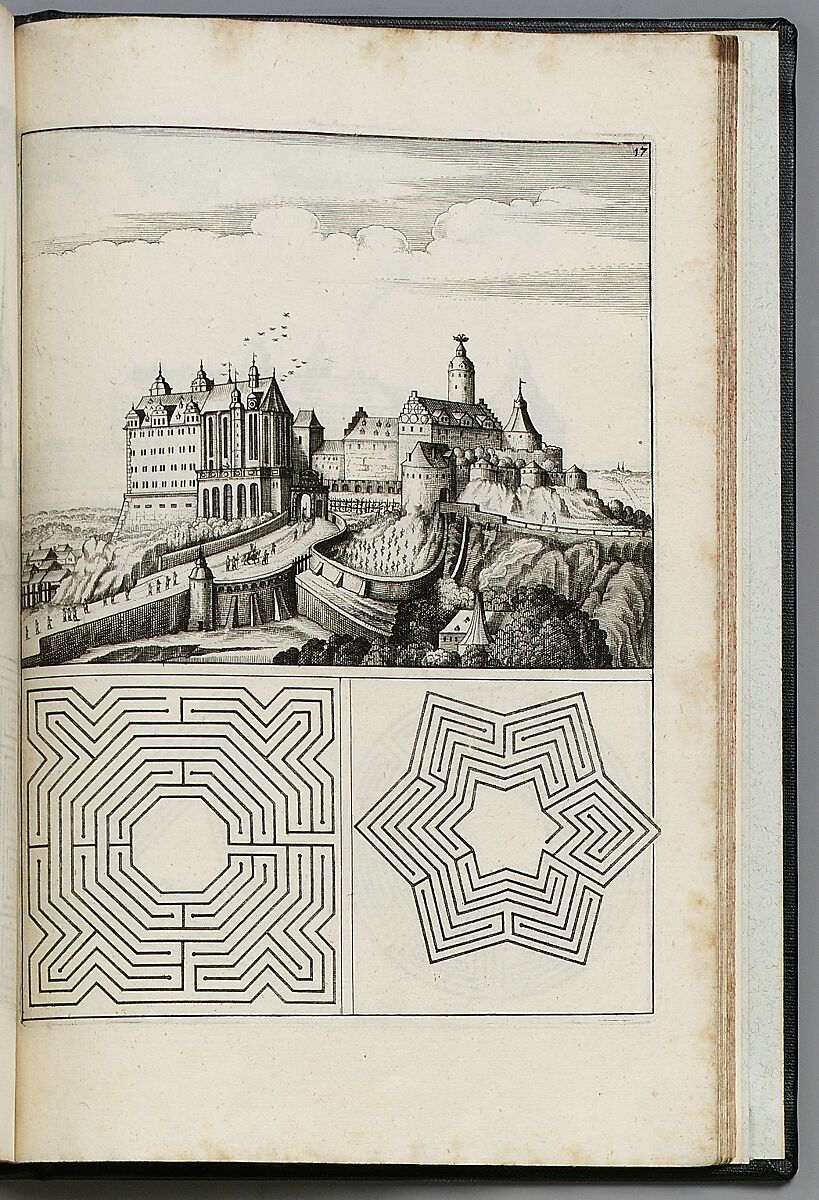 Architectura Curiosa Nova: Das ist, neue ergotzliche Sinn und Kunstreiche auch nutzliche Bau- und Wasser-Kunst . . ., Georg Andreas Böckler (German, Cronheim 1644–1698 Ansbach), Printed book, engraved plates, Nuremberg : [s.n.], [1664] 