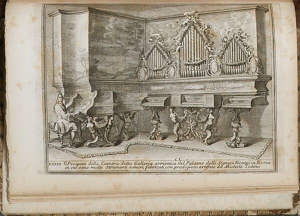Descrizione degli' istromenti armonici d'ogni genere . . ., Filippo Buonanni (Italian, 1638–1725), Printed books, engraved plates, Presso Pietro Paolo Montignani-Mirabili 