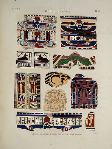 Le Description de l'Egypte; ou, recueil des observations et des recherches qui ont été faites en Égypte pendant l'expedition de l'armée francaise . . .