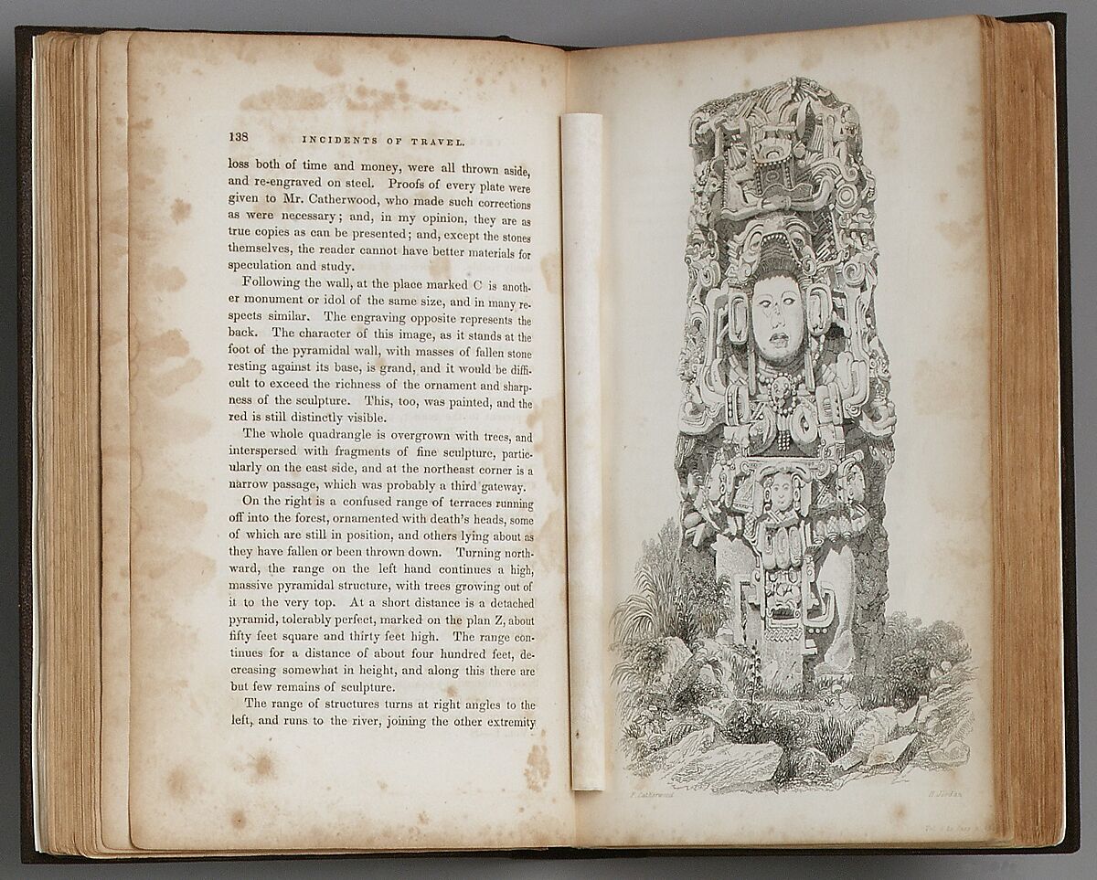 Incidents of Travel in Central America, Chiapas, and Yucatan, John Lloyd Stephens (American, 1805–1852), Printed book, London: J. Murray, 1842 (new ed.) 