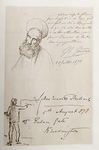Autographs and Sketches from Artist Friends to Samuel P. Avery