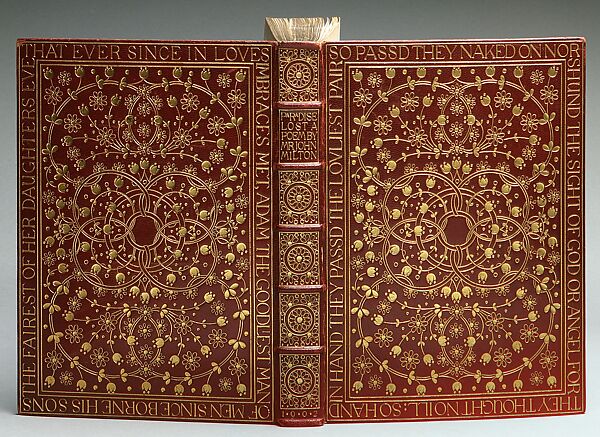 Paradise Lost, John Milton (British, London 1608–1674 London), Printed book, Hammersmith: Doves Press, 1902 