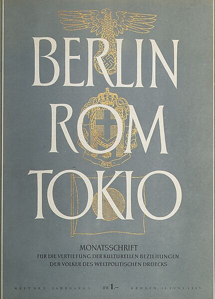 Berlin, Rom, Tokio, Serial publication, illustrated 